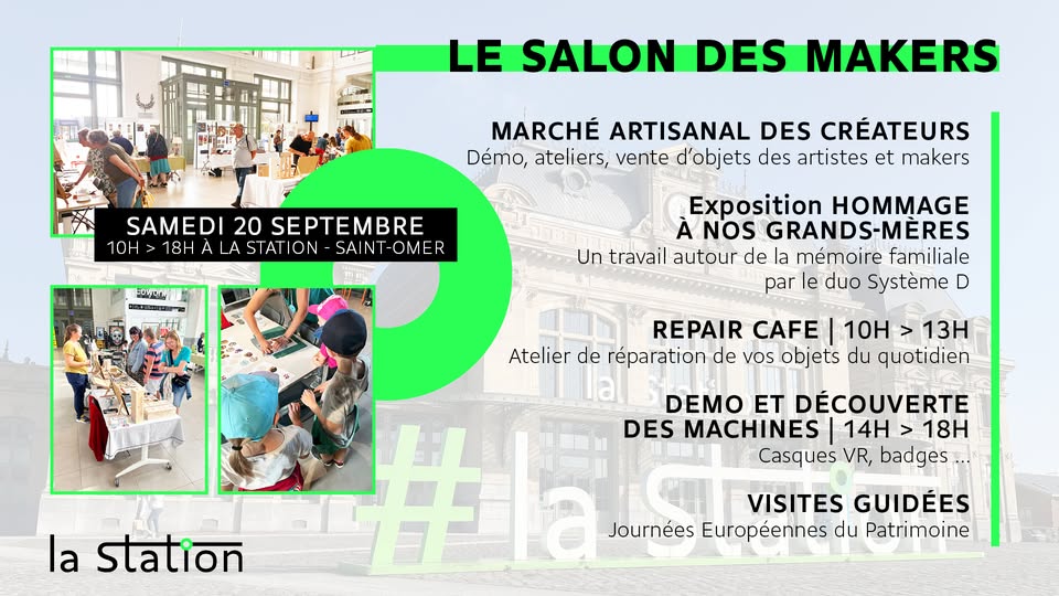 Fiche événement Le Salon des Makers – La Station