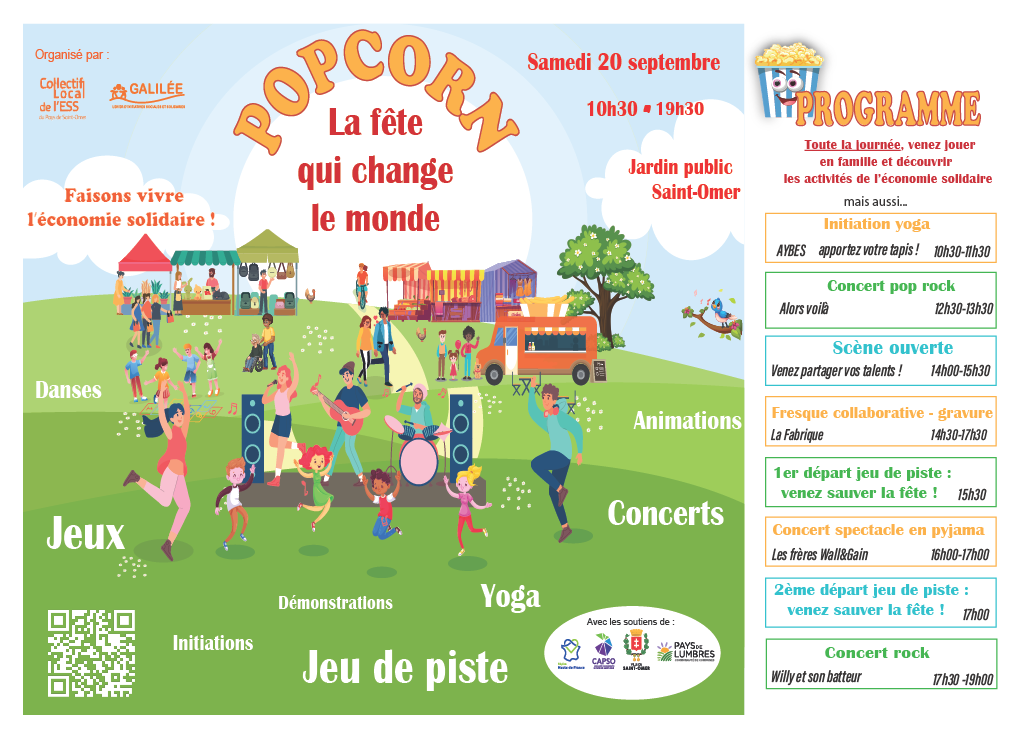 Fiche événement Popcorn, la fête qui change le monde !