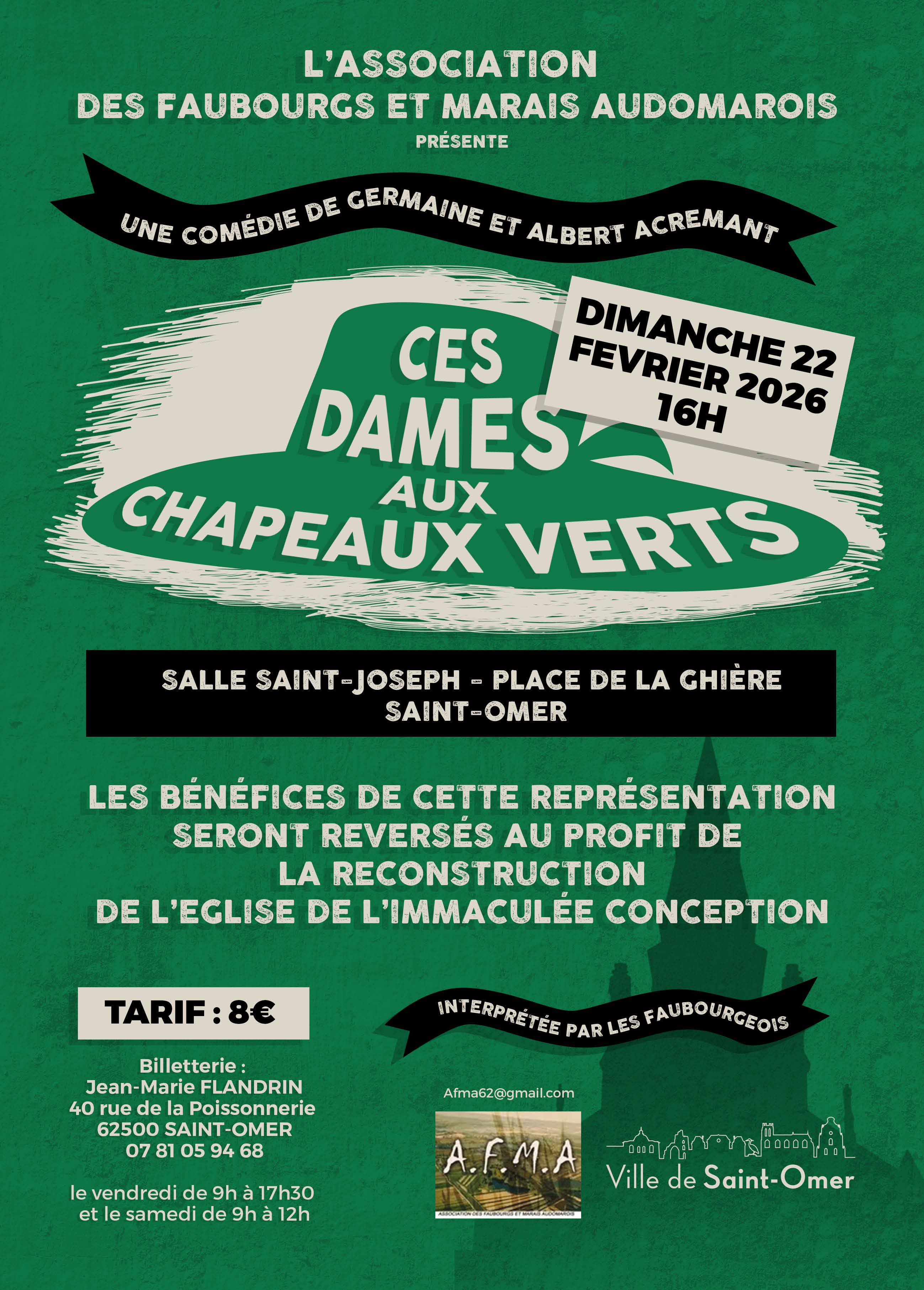 Pièce de théâtre "Ces Dames aux Chapeaux Verts"