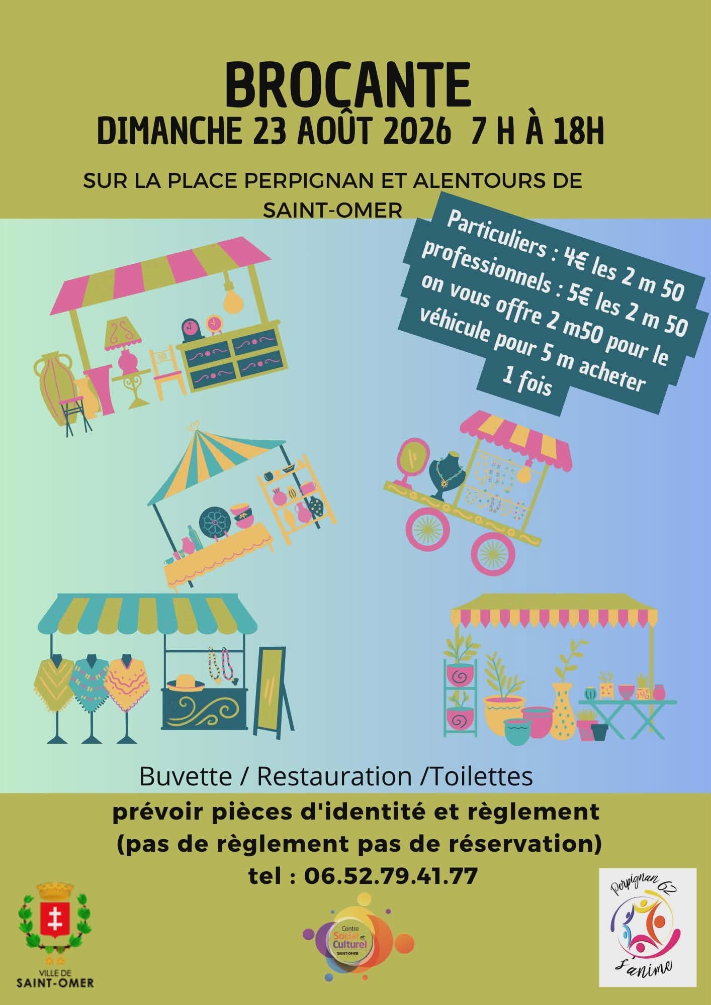 Image présentation Brocante de l'association Perpignan s'Anime 62
