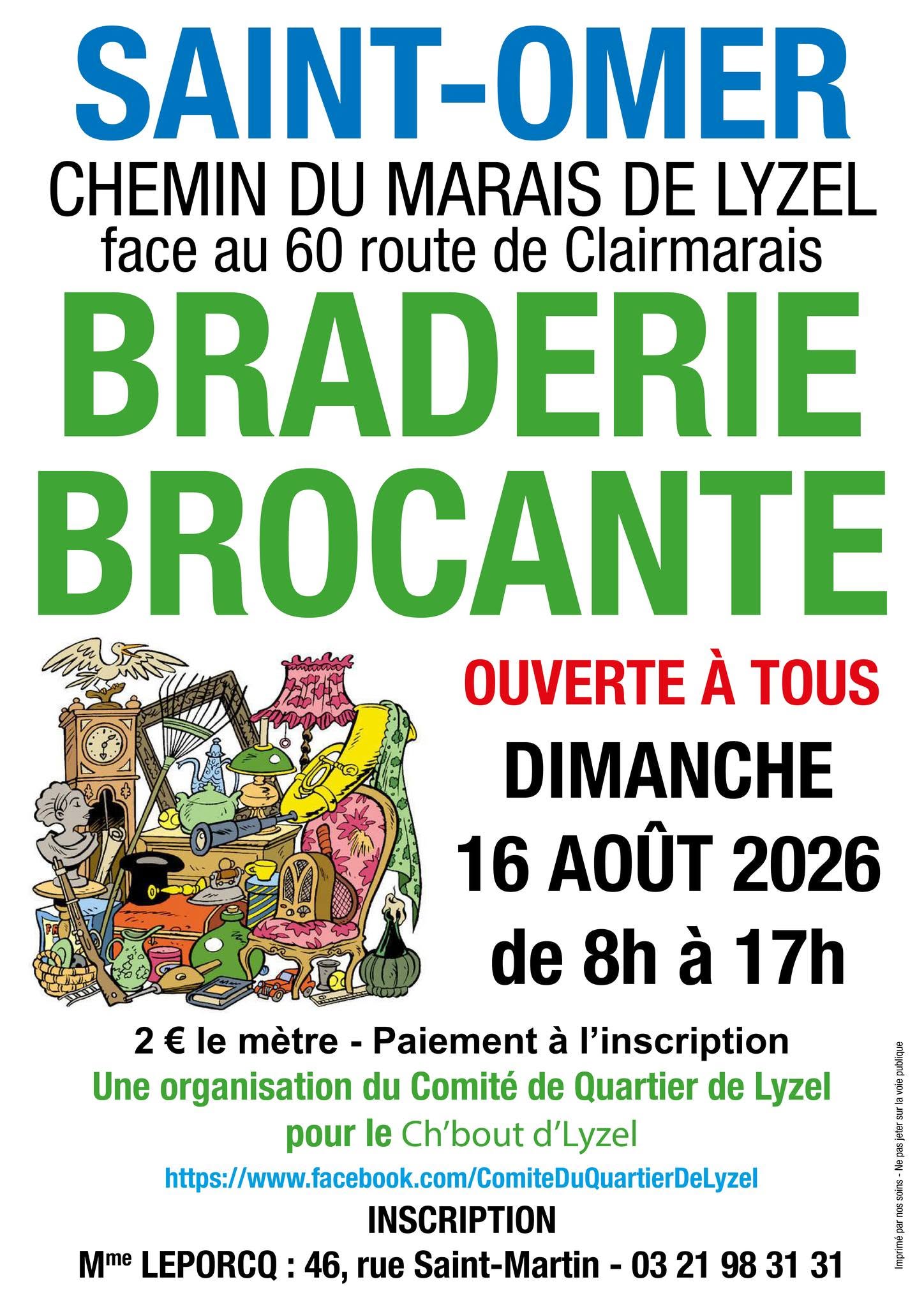 Image présentation Brocante du comite de quartier de Lyzel 