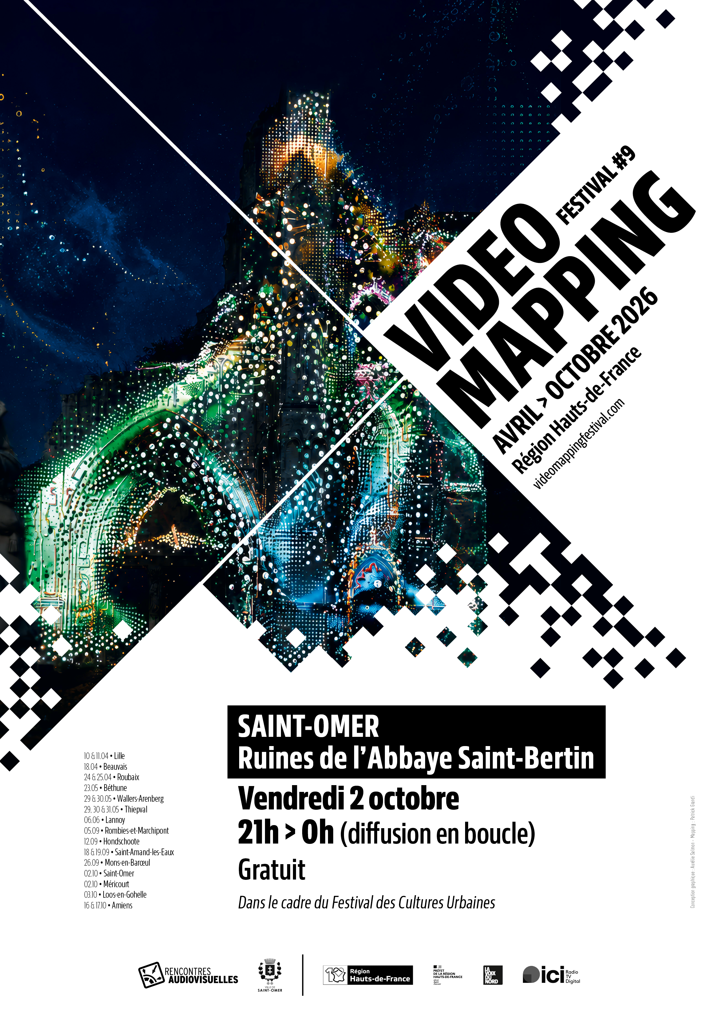 Vidéo Mapping Festival : Stationnement et circulation 